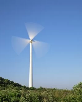 Images Dated 23rd April 2014: Wind turbine in rural landscape