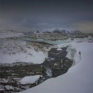 Images Dated 3rd March 2014: A winter landscape at Grundarfjorour, Iceland