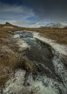 Winter Scenery at Snaefellsvegur, Iceland