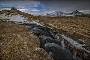 Images Dated 3rd March 2014: Winter Scenery at Snaefellsvegur, Iceland