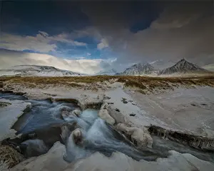 Images Dated 3rd March 2014: Winter Scenery at Snaefellsvegur, Iceland