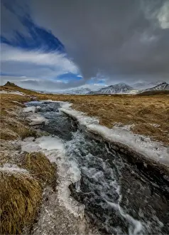 Images Dated 3rd March 2014: Winter Scenery at Snaefellsvegur, Iceland