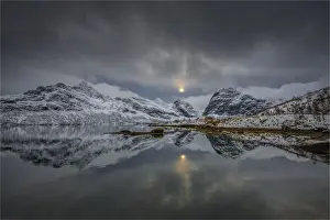 Images Dated 23rd February 2014: A winter Scenic, Lofoten Peninsular, Arctic circle, Norway