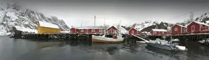 Images Dated 22nd February 2014: A winter Scenic, Lofoten Peninsular, Arctic circle, Norway