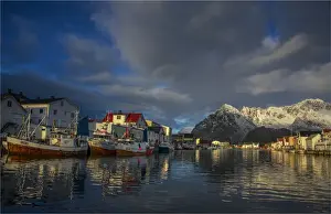 Lofoten And Vesteral Islands Prints: The Winter Wonderland of the Lofoten Peninsular, Arctic circle, Norway