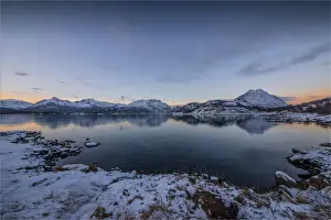 Lofoten And Vesteral Islands Prints: The Winter Wonderland of the Lofoten Peninsular, Arctic circle, Norway