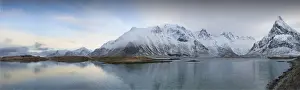 Lofoten And Vesteral Islands Prints: The Winter Wonderland of the Lofoten Peninsular, Arctic circle, Norway