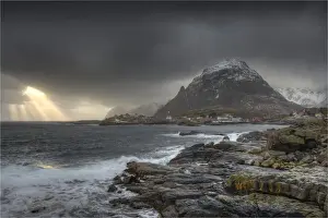 Winter wonderland, Reine, Lofoten Peninsular, Norway