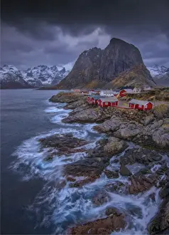 Winter wonderland, Reine, Lofoten Peninsular, Norway