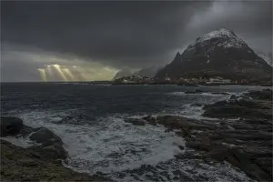 Arctic Prints: Winter wonderland, Reine, Lofoten Peninsular, Norway