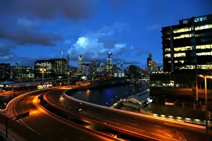 Wurundjeri Way Bridge over Yarra River Melbourne