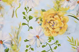 Judi Parkinson Prints: Yellow Rose, Daises, and Fern