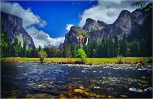 National Landmark Prints: Yosemite National Park, California, western United States of America