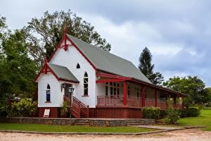 Images Dated 21st May 2011: Yungaburra Village Chapel, Atherton Tableland, Far North Queensland, Australia