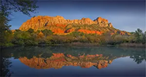 Zion National Park, situated in the South-Western area of the United States, in the state of Utah